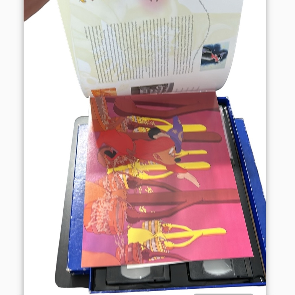 Walt Disney's Fantasia Deluxe Collector's Edition Set VHS DVD BOOK Certificate - Picture 6 of 10